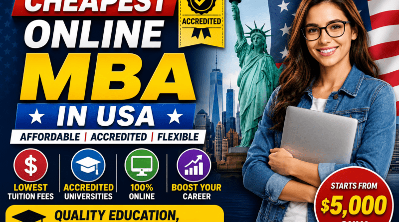 Cheapest Accredited Online MBA in USA